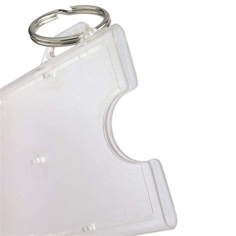 fuel card holder with keyring